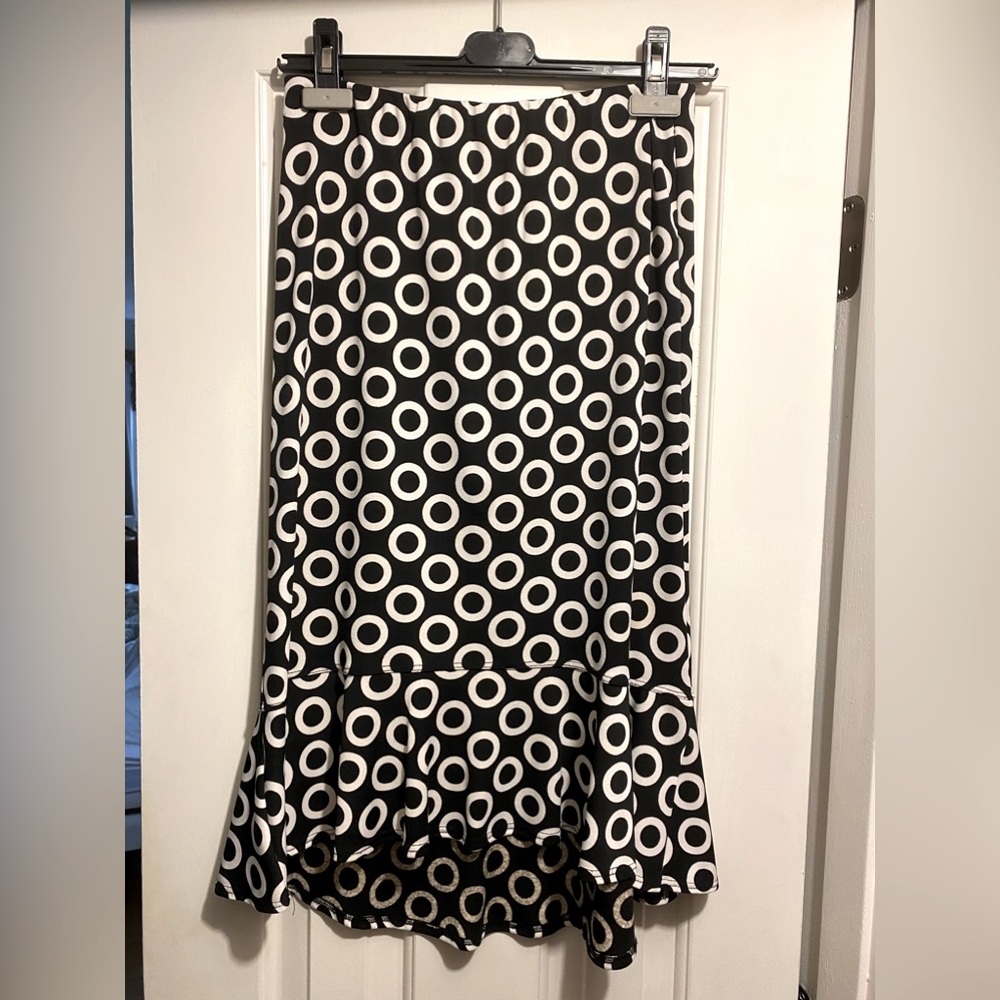 Allison Taylor Elastic Waist Skirt High Waist